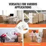 4 ritinėliai stretch plėvelės 381 mm x 305 m, 60 mikronų storio - Image 4