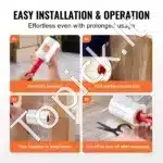 4 vnt. tempiamoji plėvelė 127 mm x 305 m, 80 mikronų storio - Image 5