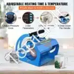 5-in-1 Karšto Spaudimo Presas – 1200 W, 38 × 38 cm, Raudonas - Image 5