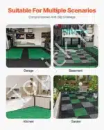 50 vnt. Juodos Drenažinės Grindų Plytelės – 31 × 31 cm, 15 mm Storio - Image 4