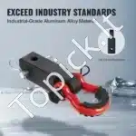 50,8 mm prikabinimo D formos šakė su kaiščiu | 24 000 kg traukos galia | Tempimo žiedas visureigiams, sunkvežimiams, traktoriams - Image 7