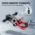 50,8 mm prikabinimo D formos šakė su kaiščiu | 30 000 kg traukos galia | Tvirta tempimo jungtis sunkvežimiams, visureigiams, traktoriams - Image 7