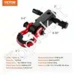 50,8 mm prikabinimo D formos šakė su kaiščiu | 30 000 kg traukos galia | Tvirta tempimo jungtis sunkvežimiams, visureigiams, traktoriams - Image 3