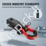 50,8 mm prikabinimo žiedas su D formos kilpa | 29 900 kg traukos galia | Tinka visureigiams, sunkvežimiams, traktoriams - Image 7