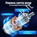 550 W giluminė panardinamoji siurbimo pompa – 35 l/min / 108 m pakeliamasis aukštis - Image 5