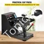 600 W Kepurės Antspaudų Presas su Skaitmeniniu Valdymu (14 × 8 cm) - Image 8