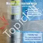 750 W giluminė panardinamoji vandens siurbimo pompa – 105 l/min srautas ir 62 m pakėlimo aukštis - Image 4