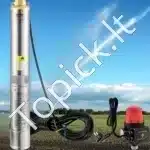 750 W giluminė panardinamoji vandens siurbimo pompa – 105 l/min srautas ir 62 m pakėlimo aukštis - Image 2