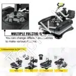 8-in-1 Karšto Spaudimo Presas su LCD Ekranu – 1200 W, 38 × 38 cm, Raudonas - Image 3