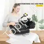 8-in-1 Karšto Spaudimo Presas – 1000 W, 29 × 38 cm, Raudonas - Image 7