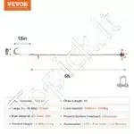 8 mm x 180 cm G80 traukimo grandinė su 38 cm J kabliu ir ilgu kotu | RTJ ir suėmimo kabliai - Image 3