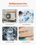 9 CFM (255 l/min) Dviejų Pakopų Vakuuminis Siurblys – 750 W, 0,2 Pa galutinis vakuumas, R22, R134a, R410a suderinamumas - Image 4