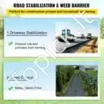 Austa geotekstilės danga 3,8 × 9,15 m (3,5 oz / ~118 g/m²) - Image 5