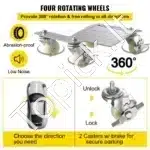 Automobilio padangų perstatymo pagalbininkas su 4 ratukais - Image 7