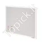 Balta Kamštinė Lenta su Lininiu Paviršiumi – 90 x 60 cm, Su MDF Rėmu, Biurui, Namams ir Mokyklai - Image 7