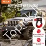 D formos šacklių rinkinys (2 vnt.) | 19 mm x 22 mm varžtinis kaištis | 28 500 kg atsparumas - Image 8