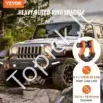 D formos šacklių rinkinys (2 vnt.) | 19 mm x 22 mm varžtinis kaištis | 30 000 kg atsparumas - Image 8