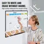 36 "x24" mėnesio kalendoriaus lentos ir kamštinės lentos derinys su aliuminio rėmeliu - Image 2