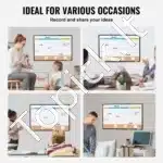 36 "x24" mėnesio kalendoriaus lentos ir kamštinės lentos derinys su aliuminio rėmeliu - Image 4