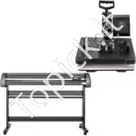 Daugiafunkcinis 5-in-1 Karščio Presas ir 135 cm Vinylio Pjovimo Plotteris | Galingas Rinkinys Amato Meistrams - Image 9