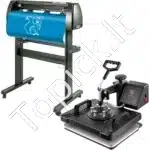 Daugiafunkcinis 5-in-1 Karščio Presas ir 87 cm Vinilo Pjovimo Plotteris su Stovu | Galingas Šilumos Presas Ir Pjaustyklė - Image 8