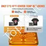 Daugiafunkcinis Karščio Presas 11-in-1 38x30 cm | Sublimacinis Termo Presas Marškinėliams, Puodeliams, Kepuraitėms, Batams, Rašikliams ir Kitiems Gaminiams - Image 2