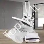 Daugiafunkcinis Karščio Presas 38x38 cm | Profesionalus Termo Presas Marškinėlių, Pagalvių, Keramikos Spaudai, baltas - Image 6