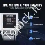 Daugiafunkcinis Karščio Presas 38x38 cm | Profesionalus Termo Presas Marškinėlių, Pagalvių, Keramikos Spaudai, baltas - Image 3