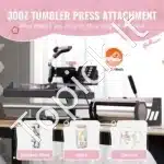 Daugiafunkcinis Karščio Presas 8-in-1 Juodos Spalvos | Termo Presas Spaudai Ant Marškinėlių, Puodelių, Kepuraičių ir Kitų Gaminių 38x38 cm - Image 2