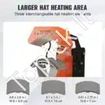 Daugiafunkcinis Sublimacinis Presas Kepuraitėms | Termo Presas su 3 Pagalvėlėmis - Image 5