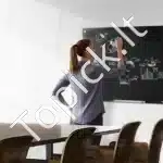 Didelė Magnetinė Stiklinė Lenta – 90 x 60 cm, Juoda, Be Rėmo, Ideali Biurui ir Klasėms - Image 6