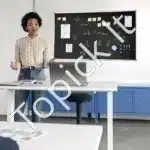 Didžiulė Juoda Lenta su Aliuminio Rėmu – 175 x 100 cm, Ideali Biurui ir Mokyklai - Image 6