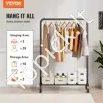 Drabužių stovas su ratukais ir dviguba pakaba - Image 8