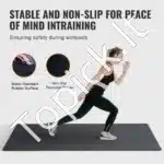 EVA Putų Grindų Kilimėlių Rinkinys 12 dalių – 61 x 61 cm, Juodas su Mėlynais Taškeliais - Image 7