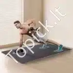 EVA Putų Grindų Kilimėlių Rinkinys 25 dalių – 61 x 61 cm, Juodas su Mėlynais Taškeliais - Image 3