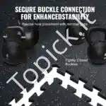 EVA Putų Grindų Kilimėlių Rinkinys 6 dalių – 61 x 61 cm, Juodas su Baltais Taškeliais - Image 5