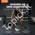 EVA Putų Grindų Kilimėlių Rinkinys 6 dalių – 61 x 61 cm, Juodas su Baltais Taškeliais - Image 8