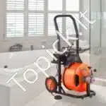 Elektrinė Vamzdžių Valymo Mašina – 23 m x 12.7 mm Plieninio Kabelio Spiralė, 1500 aps./min. Variklis, su 4 Antgaliais - Image 7