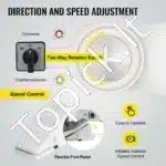 Elektrinė keramikos ratlankio staklė su 25 cm disku – 350 W galia, pėdos pedalas, reguliuojamas greitis - Image 6