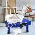 Elektrinė keramikos rato staklė 25 cm | 350 W | LCD ekranas + pedalas - Image 8