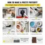 Elektrinė keramikos rato staklė 25 cm | 350 W | su pėdos pedalu – profesionaliam molio formavimui - Image 4