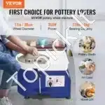 Elektrinė keramikos rato staklė 28 cm | 350 W | LCD ekranas + pedalas - Image 2