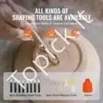 Elektrinė keramikos rato staklė 28 cm | 350 W | LCD ekranas + pedalas - Image 3