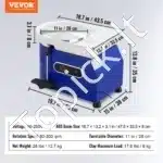 Elektrinė keramikos rato staklė 28 cm | 450 W galia | su pėdos pedalu ir LCD ekranu - Image 3