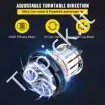 Elektrinė keramikos rato staklė – 28 cm skersmens diskas, 450 W galia, su LCD ekranu ir pėdos pedalu - Image 4