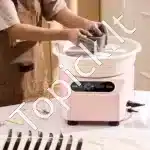 Elektrinės keramikos rato staklės 25 cm | 350 W | LCD ekranas + pedalas - Image 8