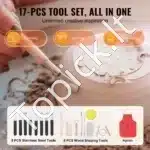 Elektrinės keramikos rato staklės 28 cm | 350 W | LCD ekranas + pedalas - Image 7