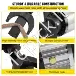 Elektrinis hidraulinis armatūros lenkimo įrenginys 1500 W – 10–25 mm, 0°–90° kampas - Image 5