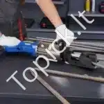 Elektrinis hidraulinis armatūros lenkimo įrenginys 1500 W – 6–20 mm, 0°–90° kampas - Image 8