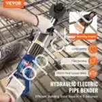 Elektrinis hidraulinis armatūros lenkimo įrenginys 1500 W – 6–20 mm, 0°–90° kampas - Image 2